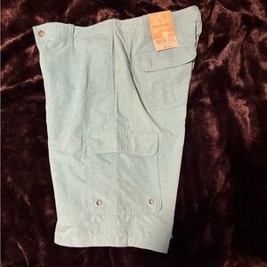 Men's Light Blue Cargo Shorts